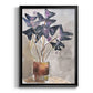 Oxalis in Vase I - Modern Framed Canvas Print