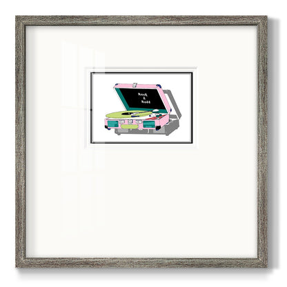 Record Shop I Premium Framed Print Double Matboard