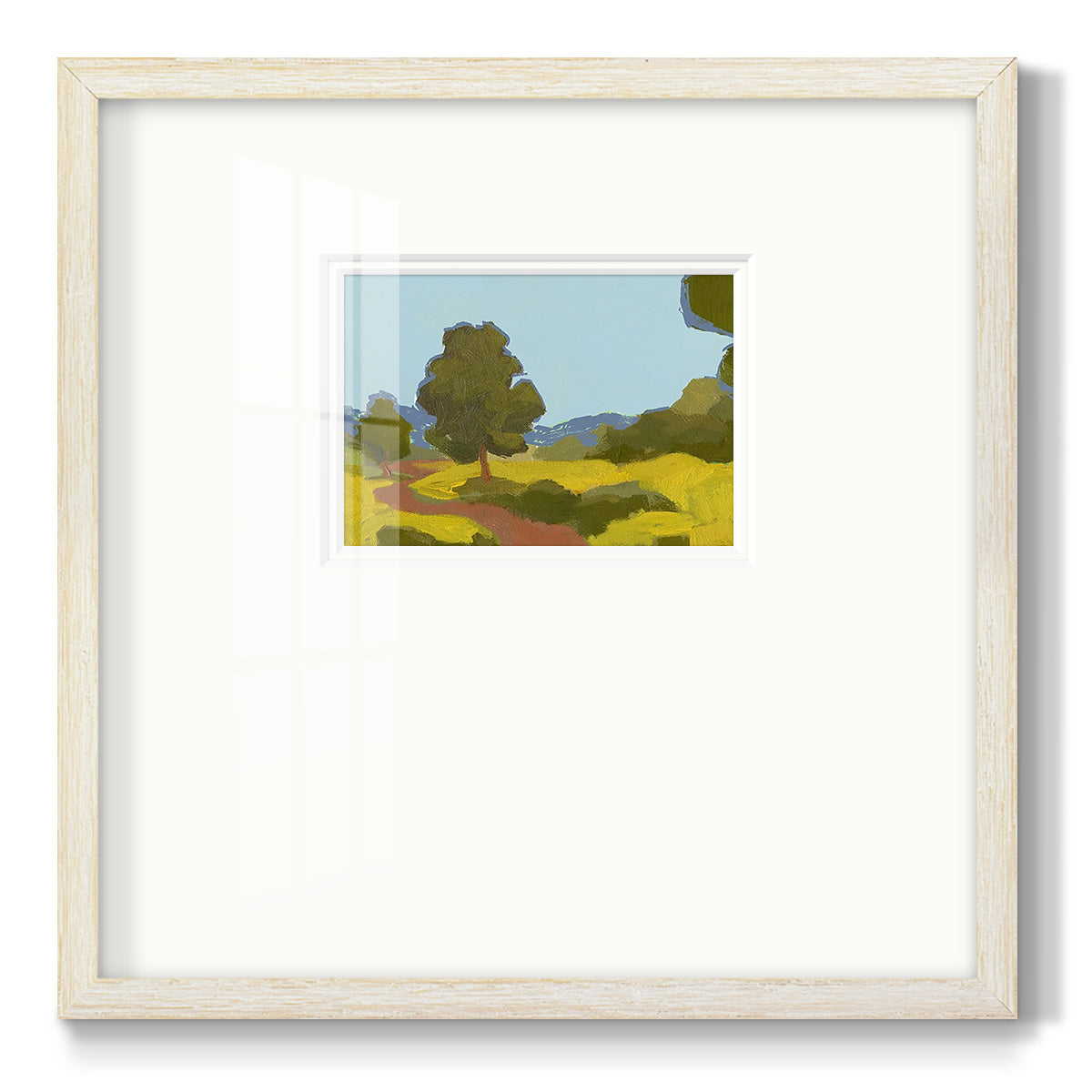 Bright Park I Premium Framed Print Double Matboard