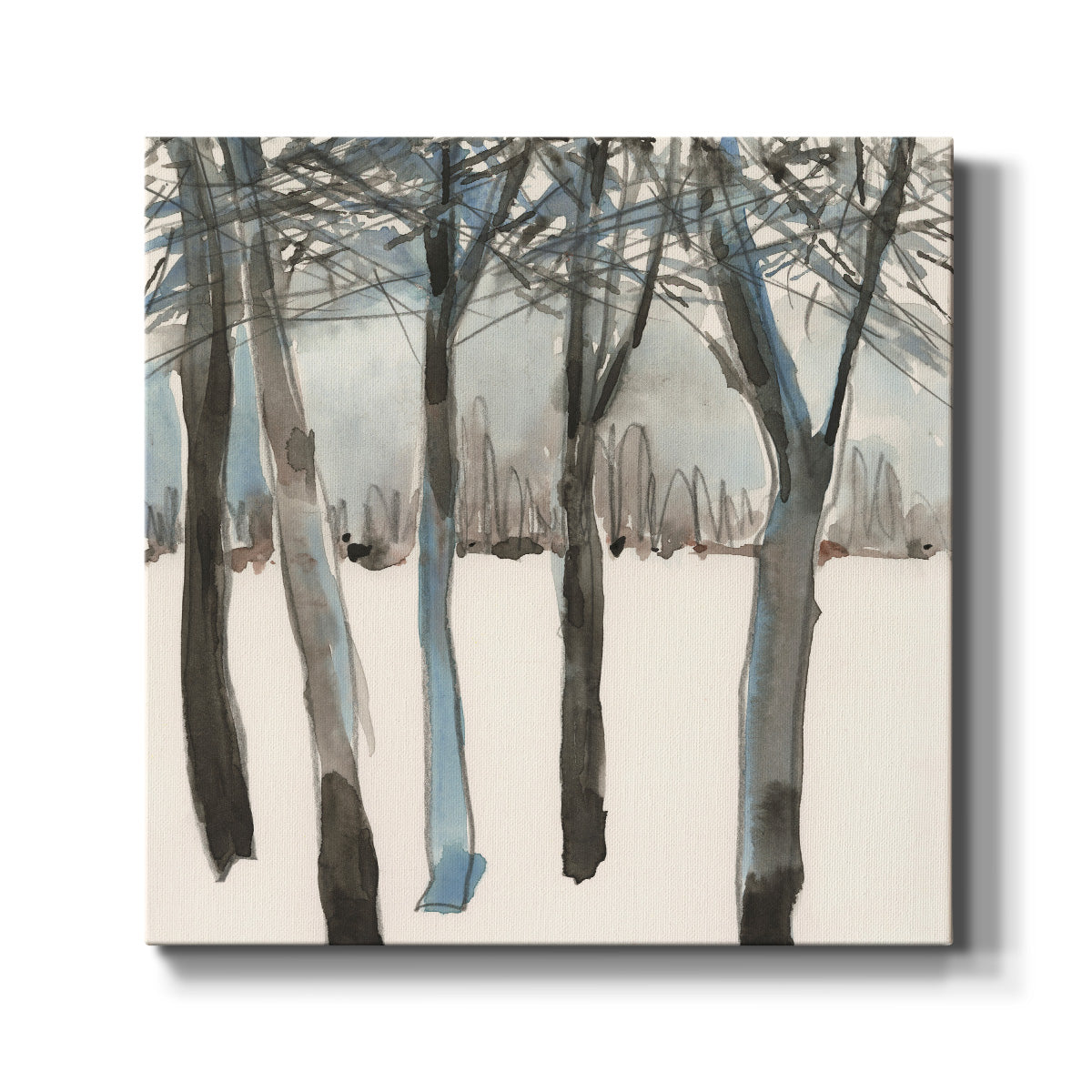 Winter Treeline I-Premium Gallery Wrapped Canvas - Ready to Hang