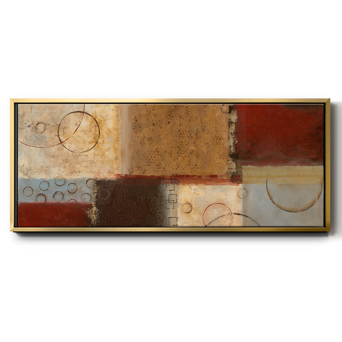 Seasons Go Round II - Floater Framed Canvas Print