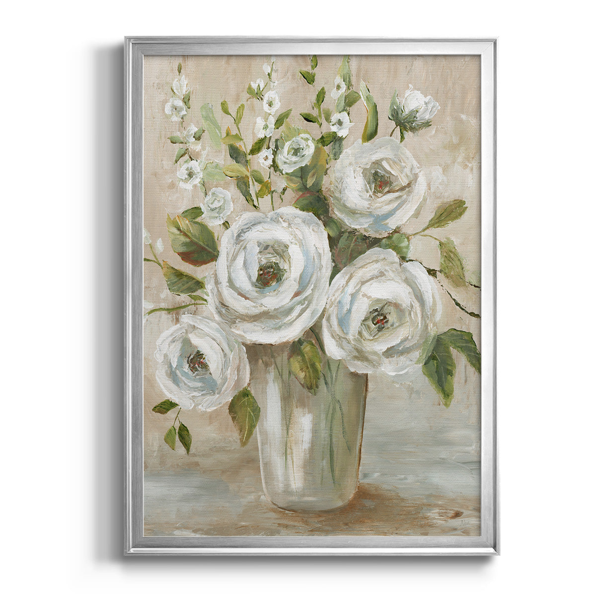 Astor Place - Modern Framed Canvas Print