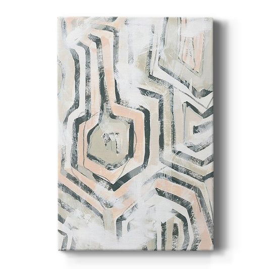 Sand Glyphs I Premium Gallery Wrapped Canvas - Ready to Hang