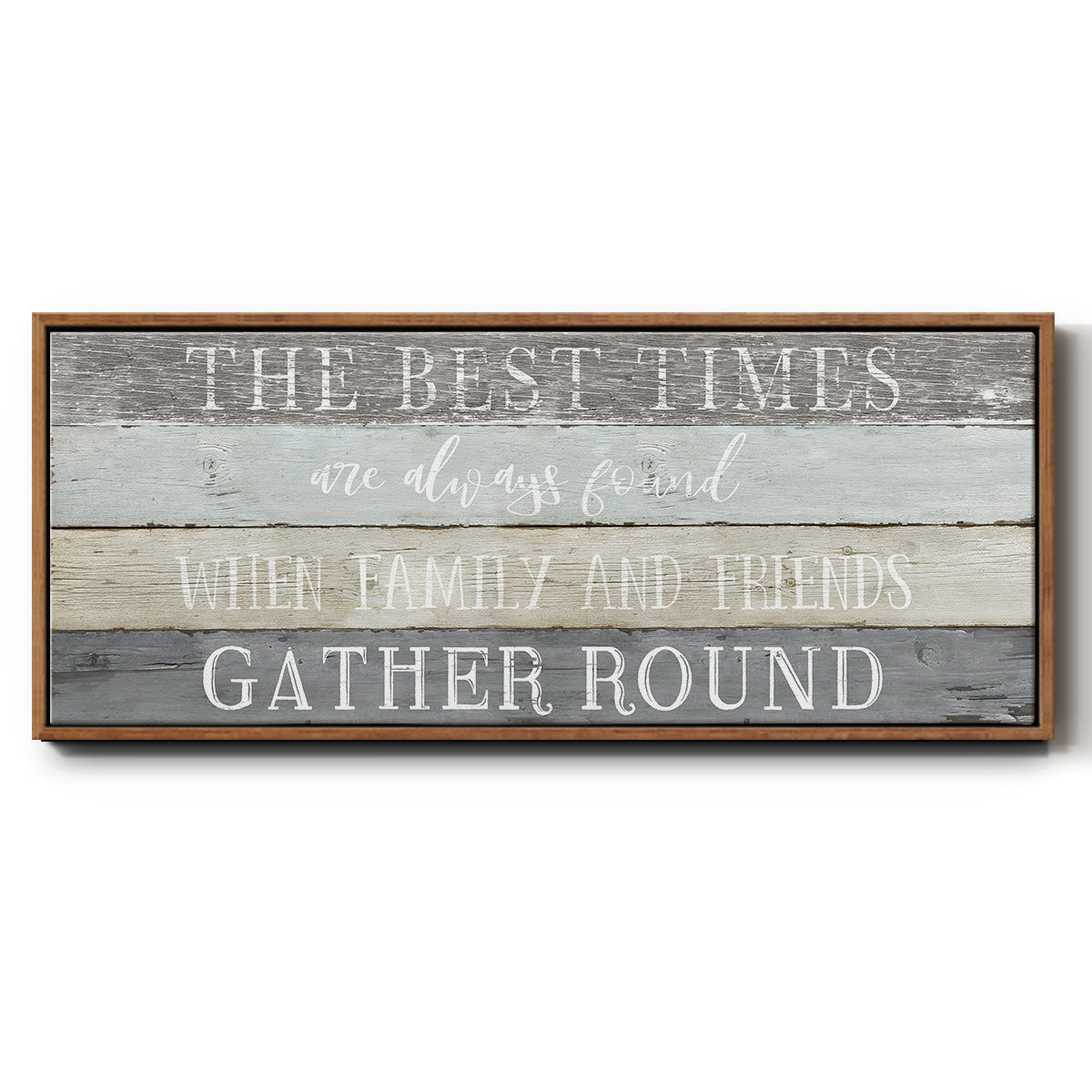 Best Times - Floater Framed Canvas Print