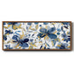 Golden Indigo - Floater Framed Canvas Print