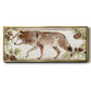 Rustic Barnwood Animals Collection D - Floater Framed Canvas Print