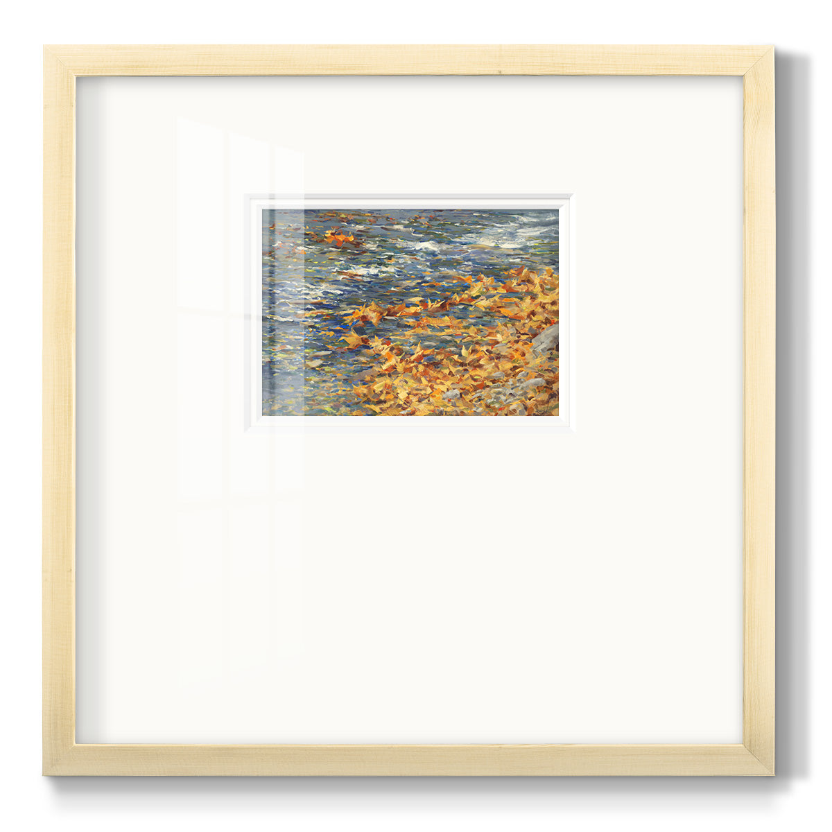 Autumn Creek - Double Matboard Framed Print