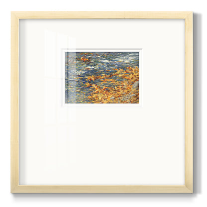 Autumn Creek - Double Matboard Framed Print