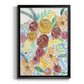 Flower Carousel II - Modern Framed Canvas Print