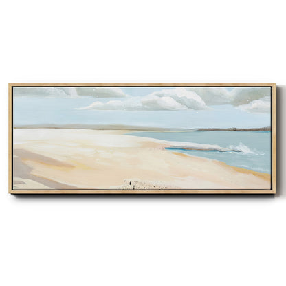 Sandy Getaway II - Floater Framed Canvas Print
