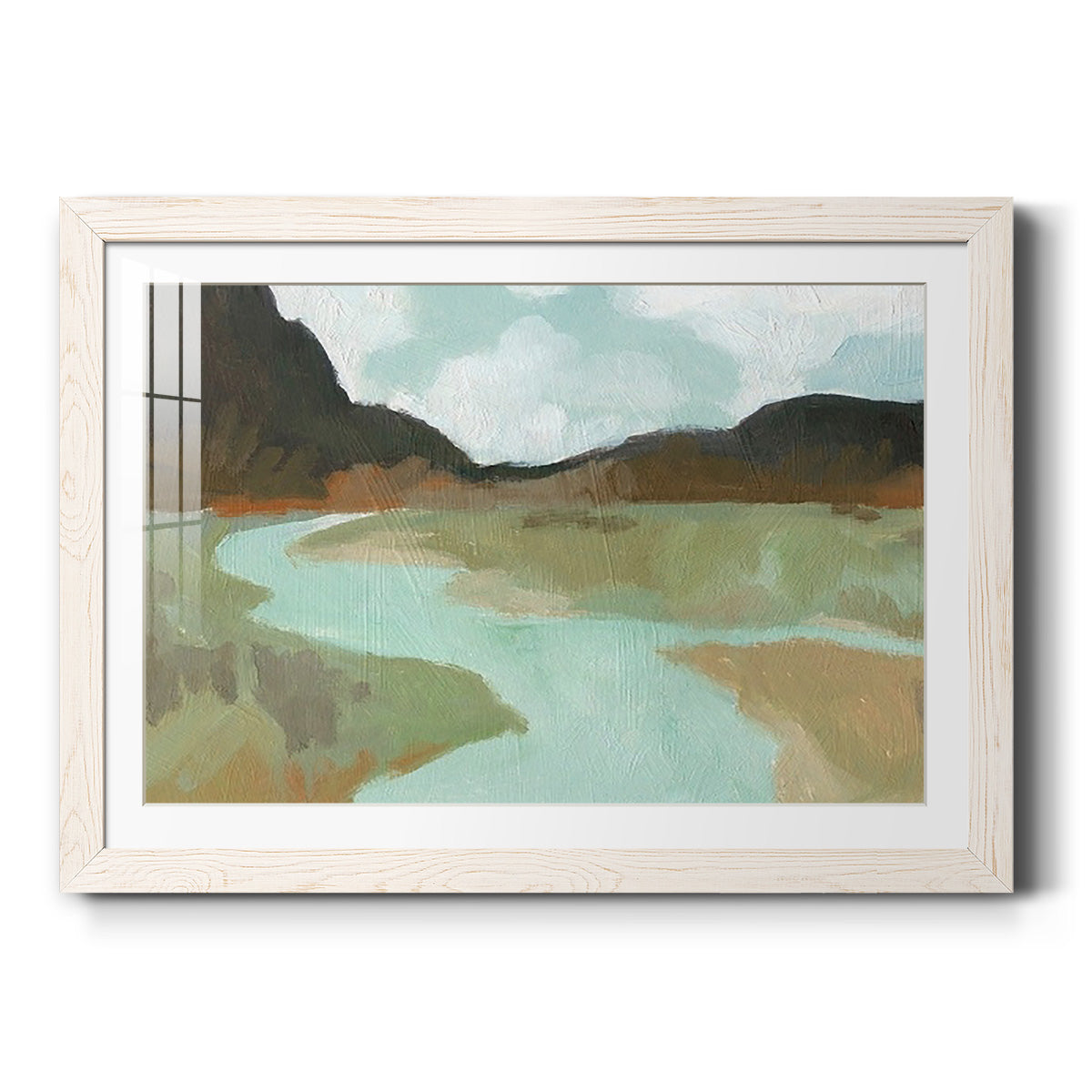 Coldwater Hills II - Barnwood Framed Art Print
