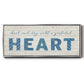 Grateful Heart - Floater Framed Canvas Print
