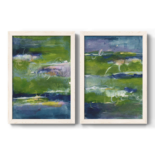 Bales of Color I - Premium Framed Canvas 2 Piece Set - Ready to Hang