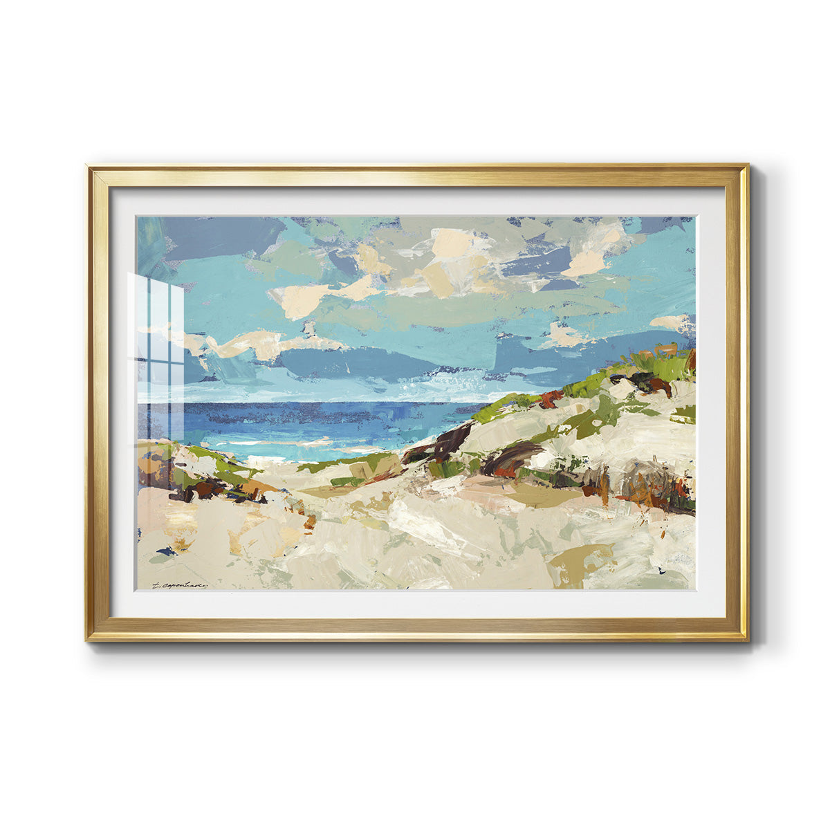 Dunes I Premium Framed Print - Ready to Hang