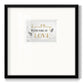 Small Things Gold - Double Matboard Framed Print