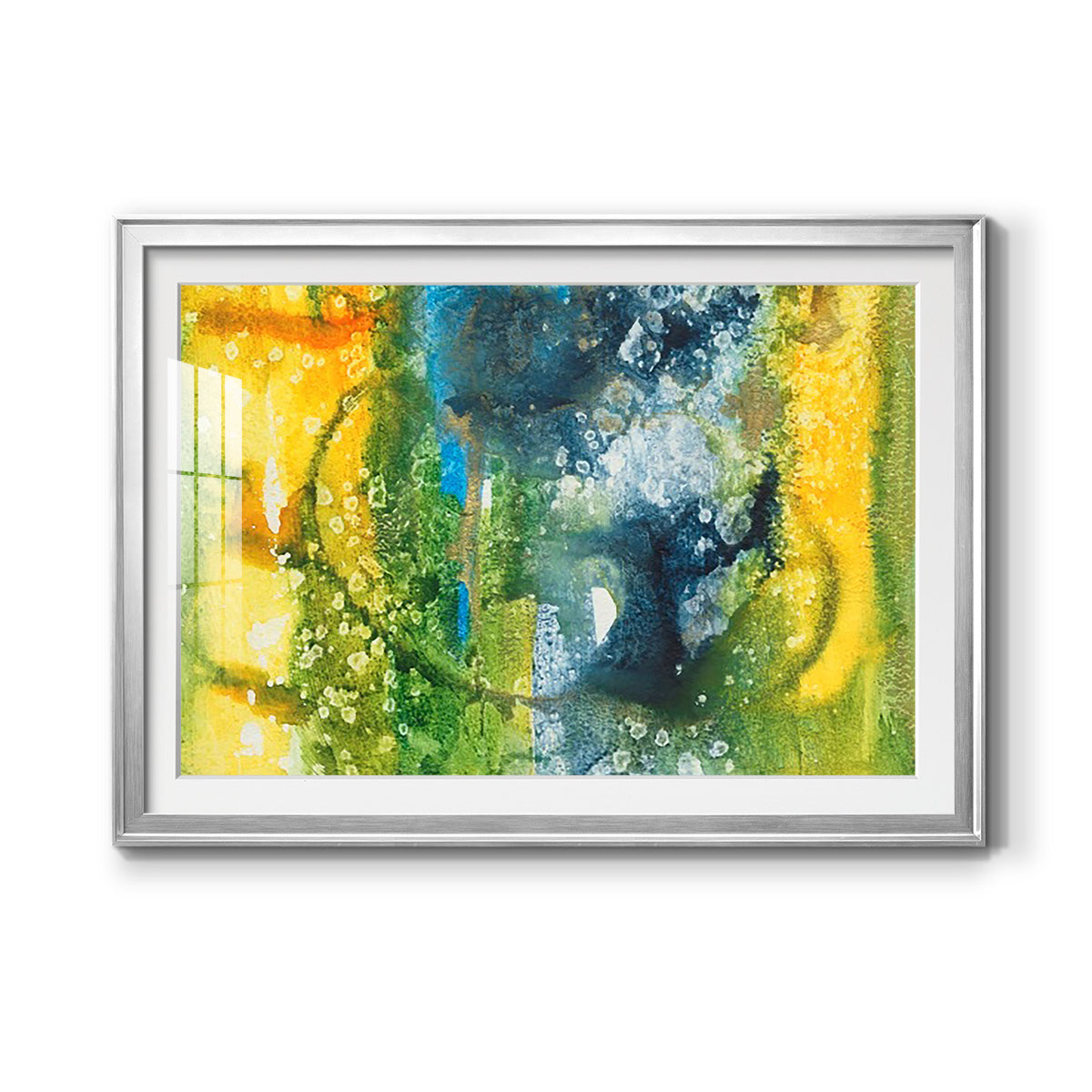 Aquatic Energy III - Modern Framed Art Print