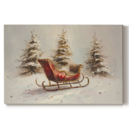 Tinsel-Gold Whisper of Eve - Canvas Art Print