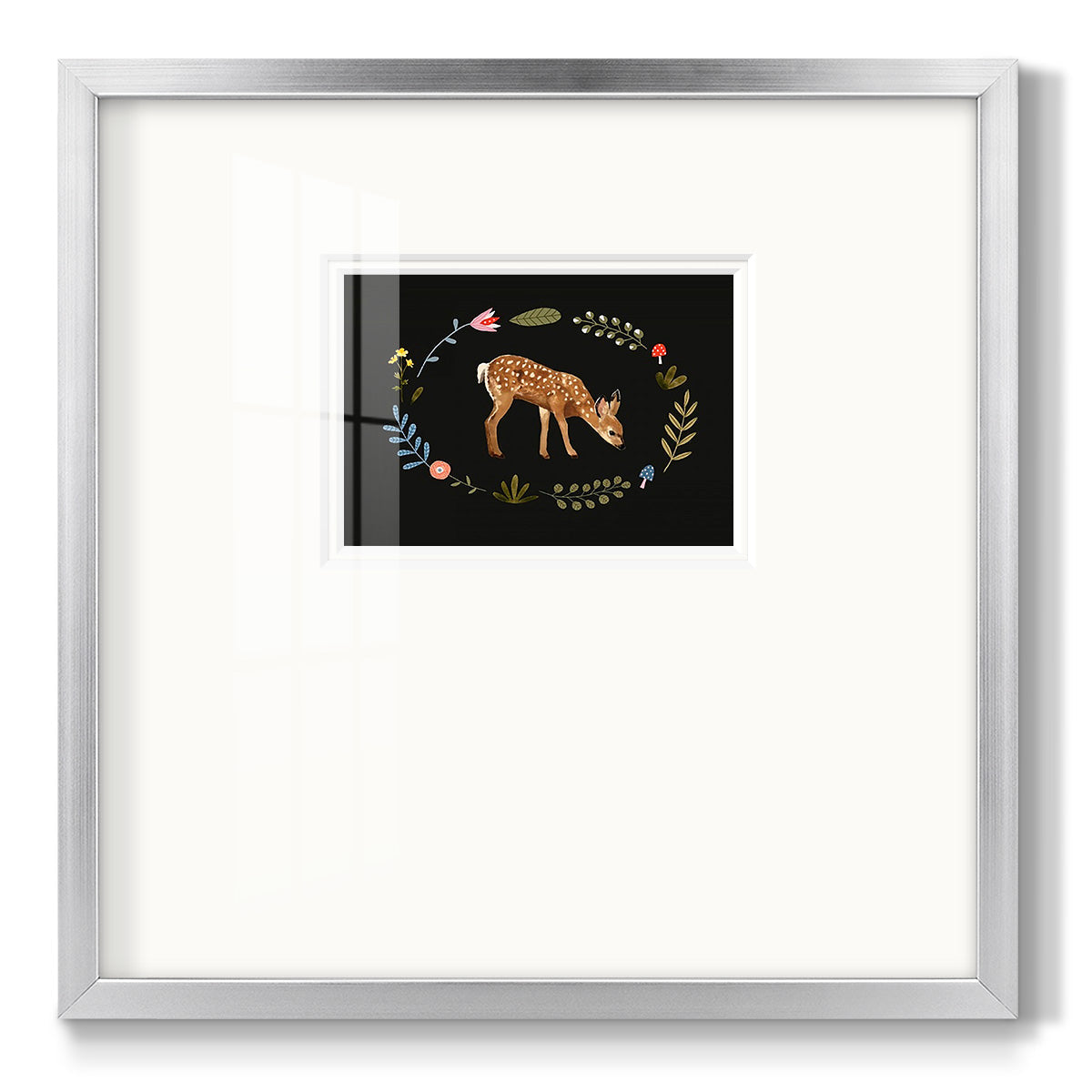 Critter & Foliage III - Double Matboard Framed Print