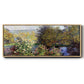 The Corner of the Garden at Montgeron, 1876 - Floater Framed Canvas Print