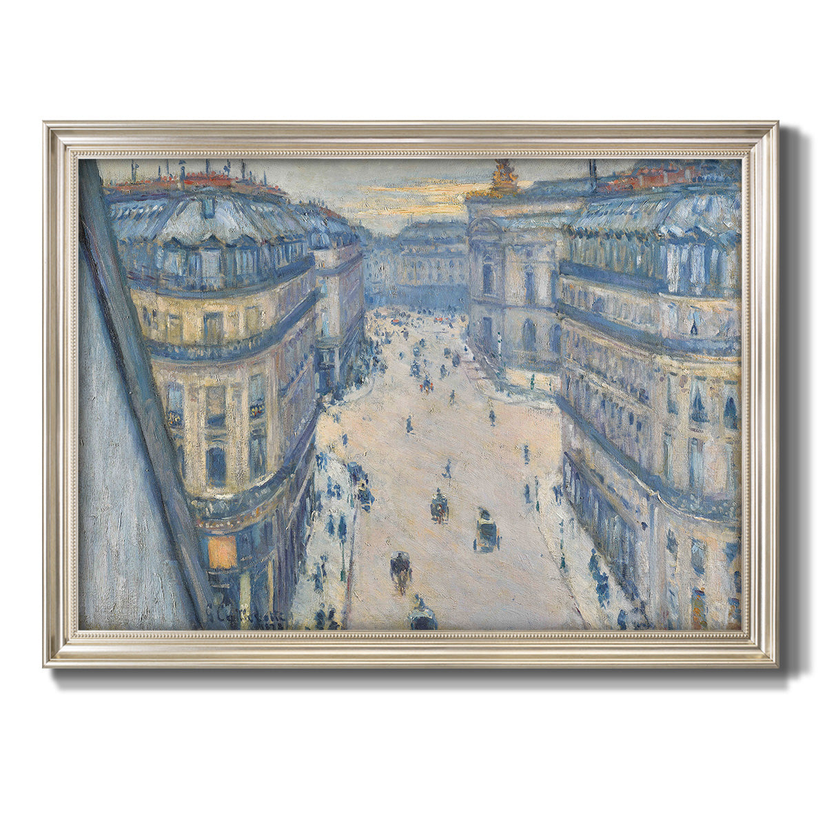 Halévy Street, View from the Seventh Floor - Ornate Framed Canvas Print