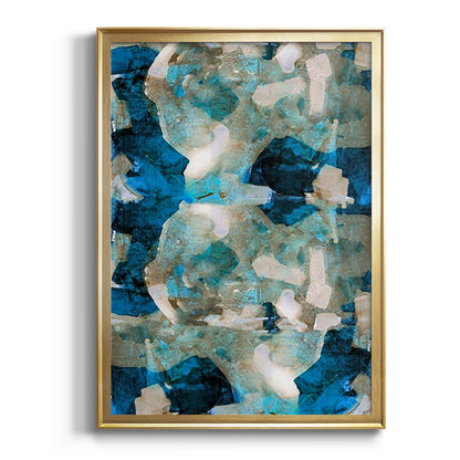 Impasto II - Modern Framed Canvas Print