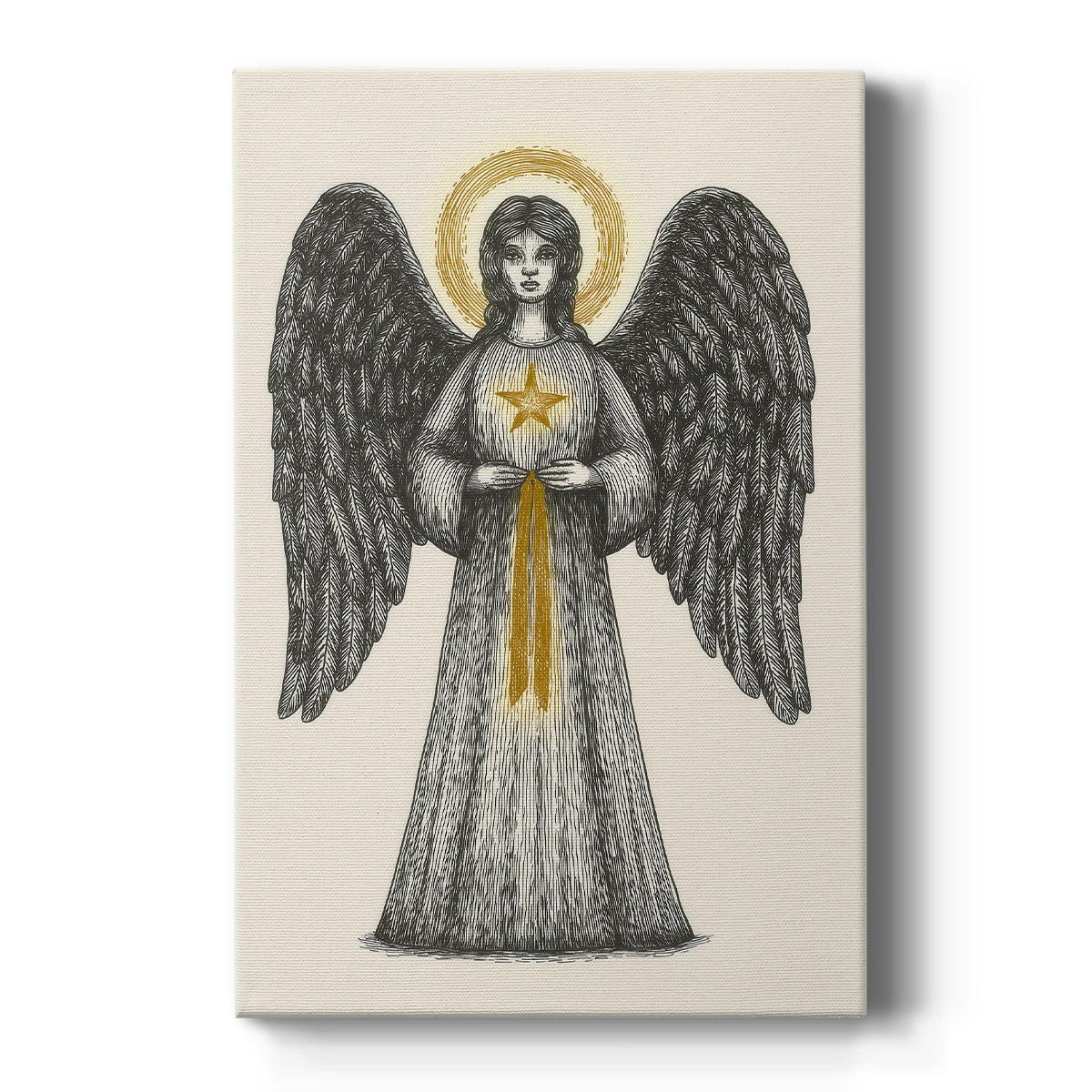 Pearled Promise of Yule - Canvas Art Print