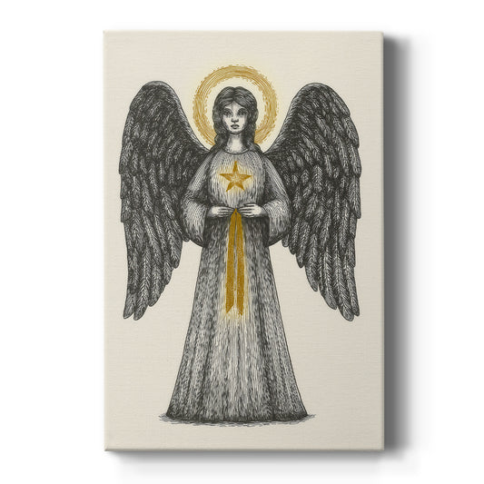 Pearled Promise of Yule - Canvas Art Print