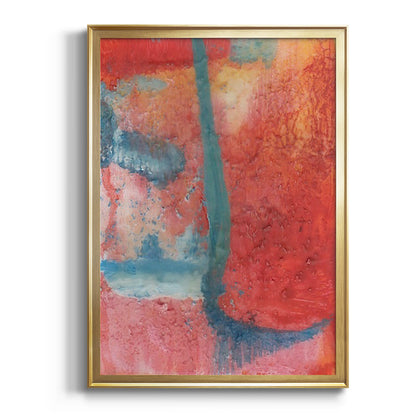 Spring Step II - Modern Framed Canvas Print