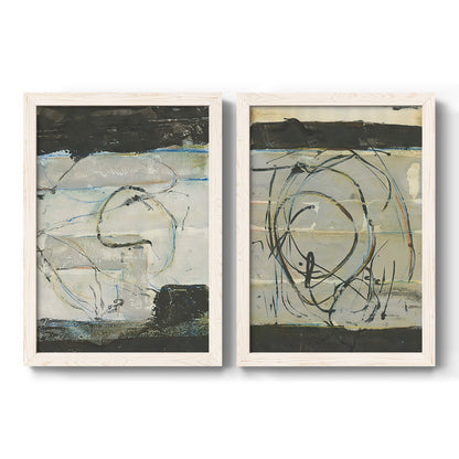 Continuing Energy I - Premium Framed Canvas 2 Piece Set - Ready to Hang