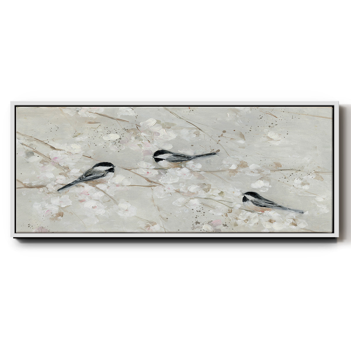 Nature's Confetti II - Floater Framed Canvas Print