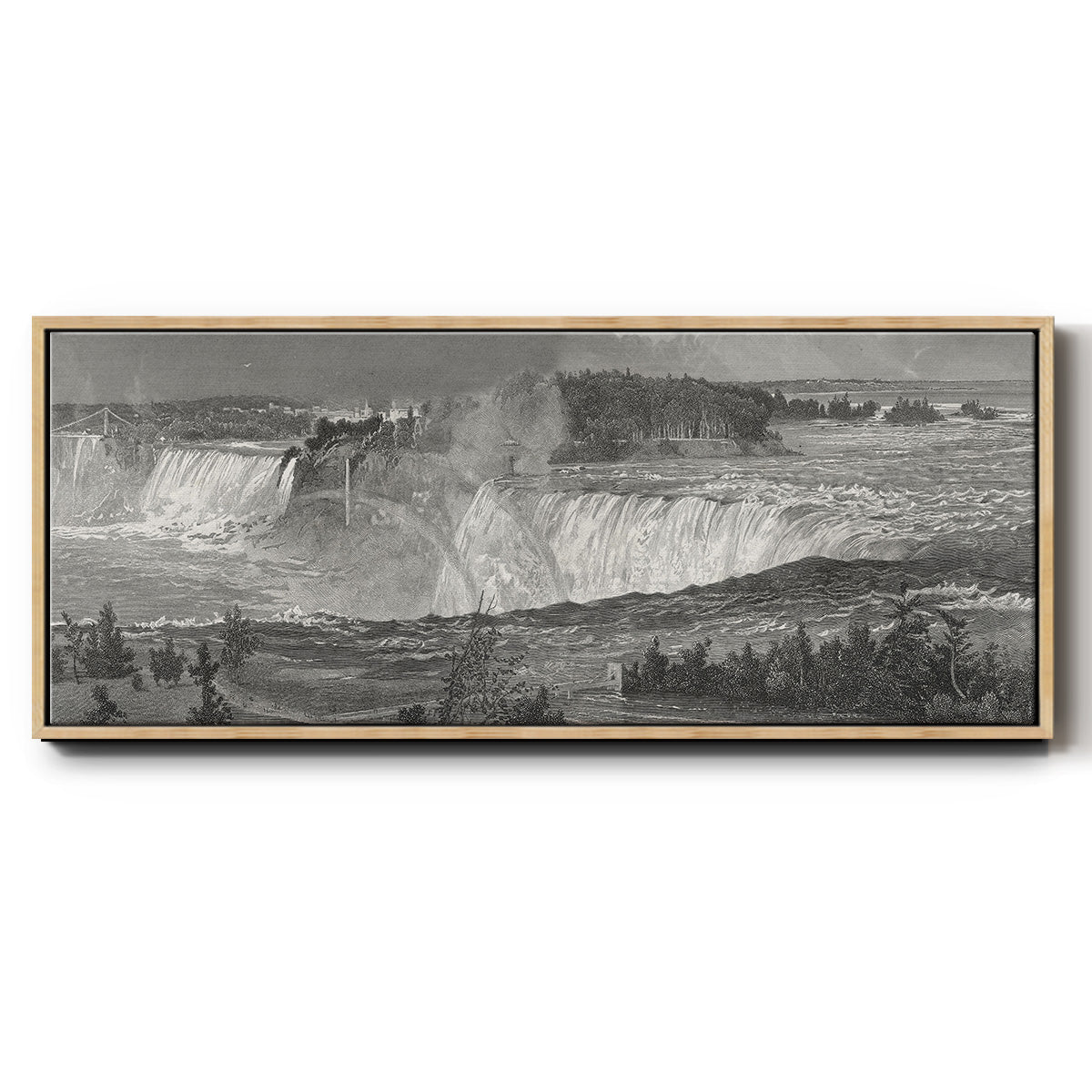 Niagara - Floater Framed Canvas Print