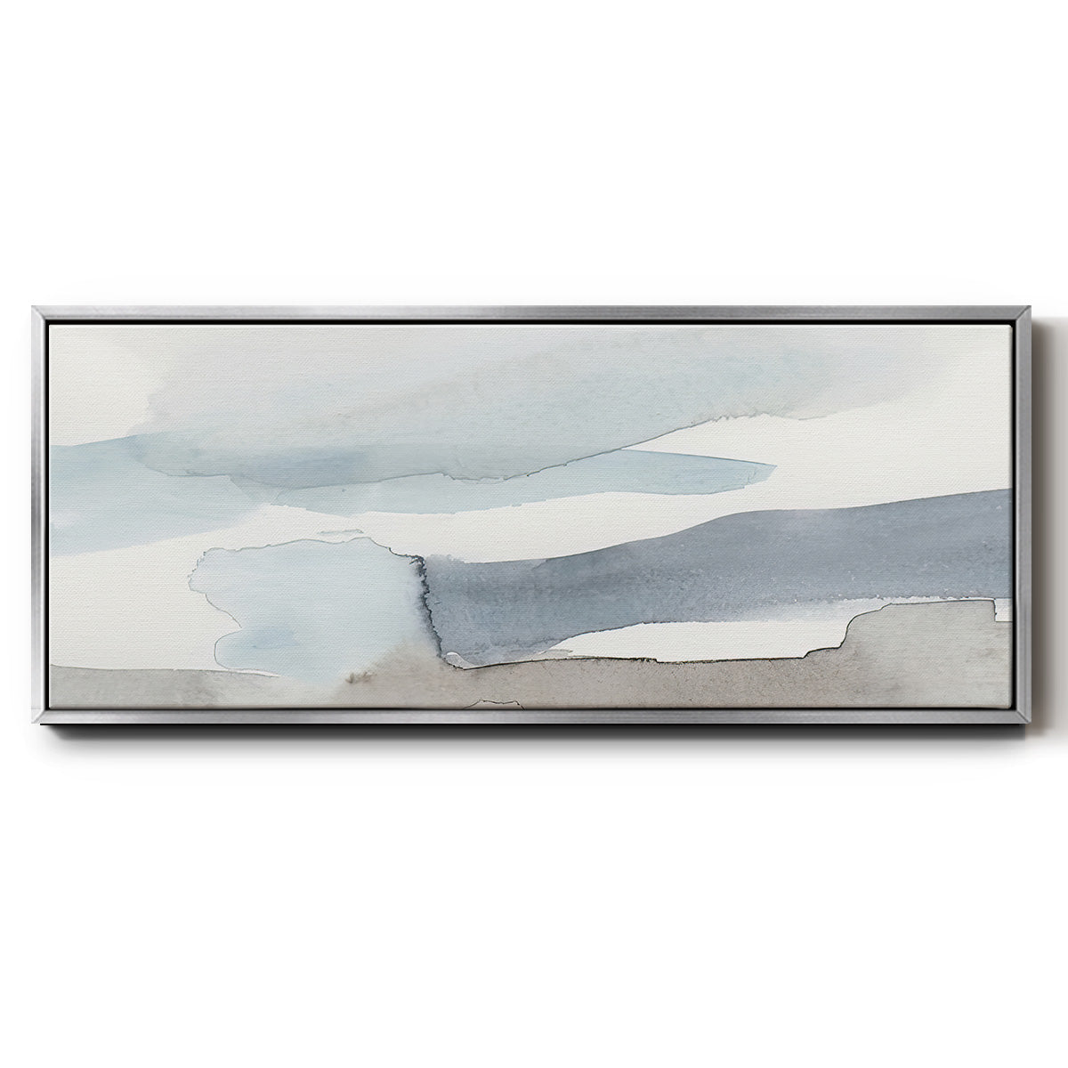 Coastal Tones II - Floater Framed Canvas Print