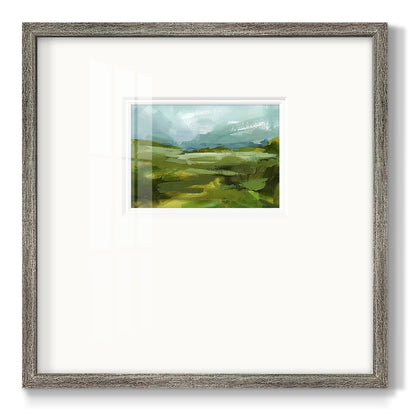 Emerald View II Premium Framed Print Double Matboard