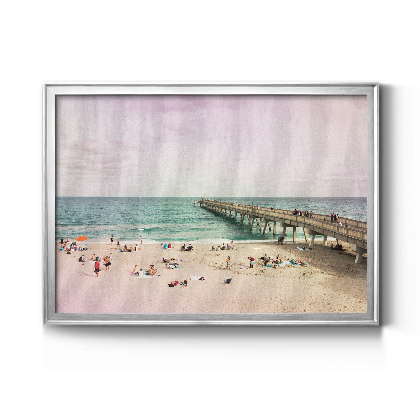 Deerfield Beach Premium Classic Framed Canvas - Ready to Hang