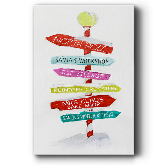 Christmas Directions - Gallery Wrapped Canvas