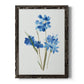Blue Blossom Botanical I - Barnwood Framed Canvas Print