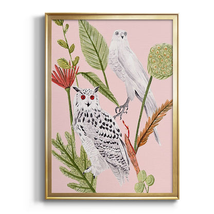 Birds in Motion V - Modern Framed Canvas Print