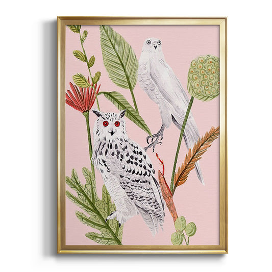 Birds in Motion V - Modern Framed Canvas Print