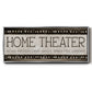 Home Theater - Floater Framed Canvas Print
