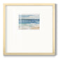 Ocean Waves I Premium Framed Print Double Matboard