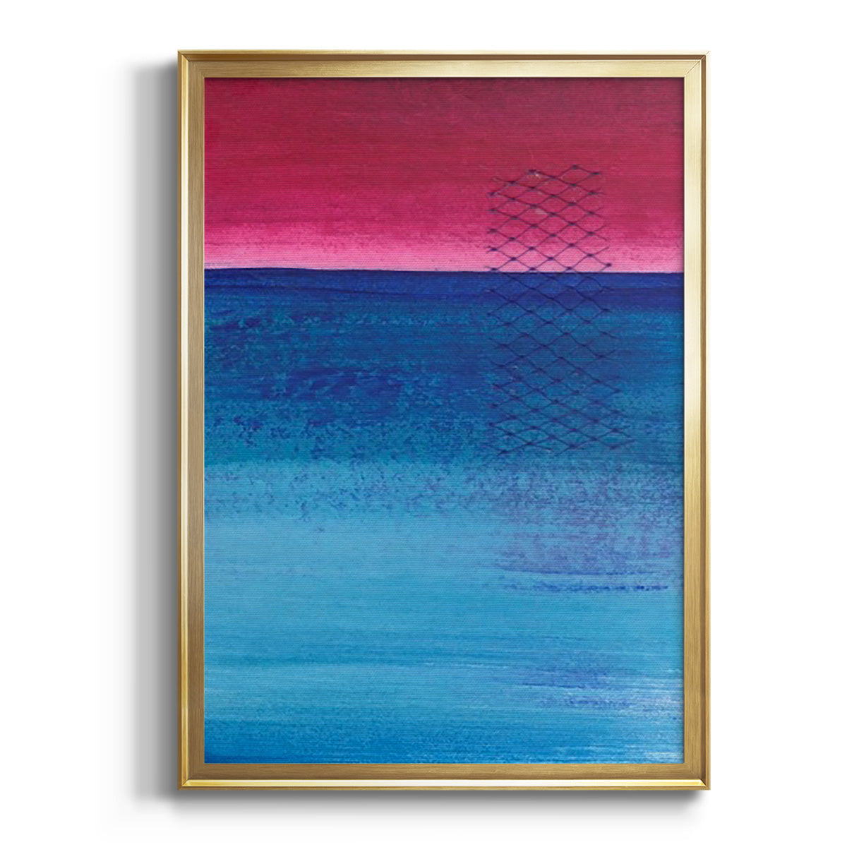 Gently Oppose I - Modern Framed Canvas Print