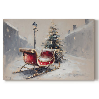 Silver Promise of Manger - Canvas Art Print