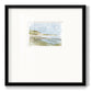 Sea Cove Impression II - Double Matboard Framed Print