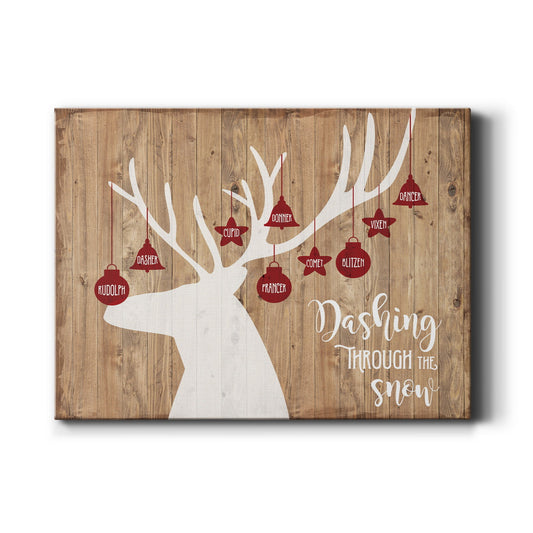 Dashing Through The Snow - Canvas Art Print