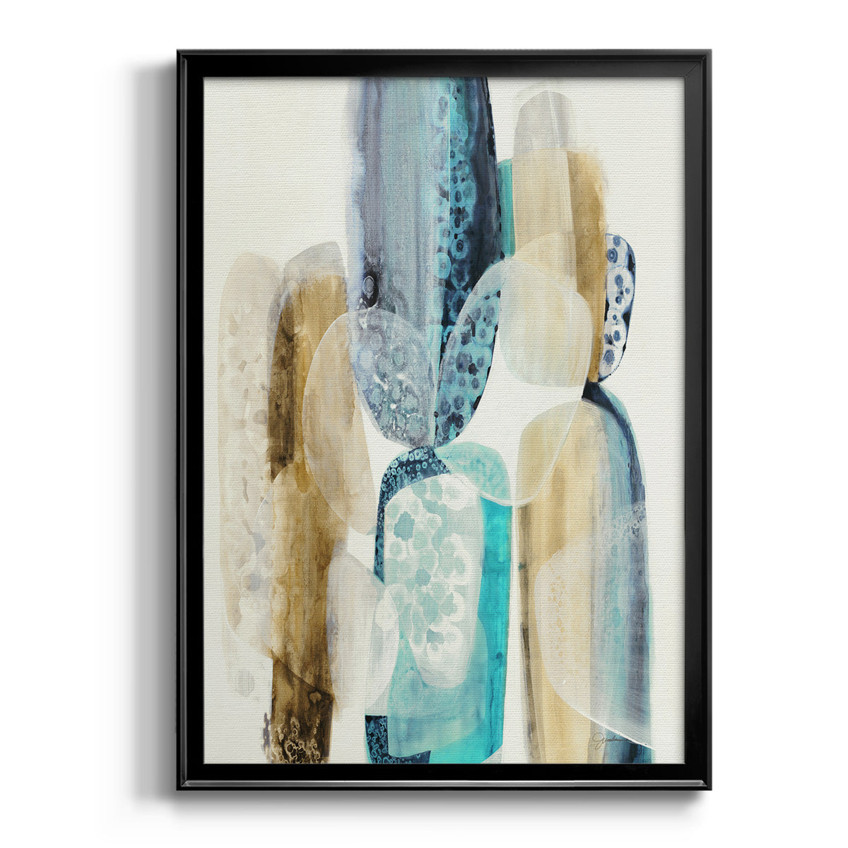 Mood Elevator - Modern Framed Canvas Print