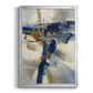 Blast - Modern Framed Canvas Print