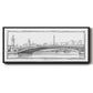 Pont Alexandre III - Floater Framed Canvas Print