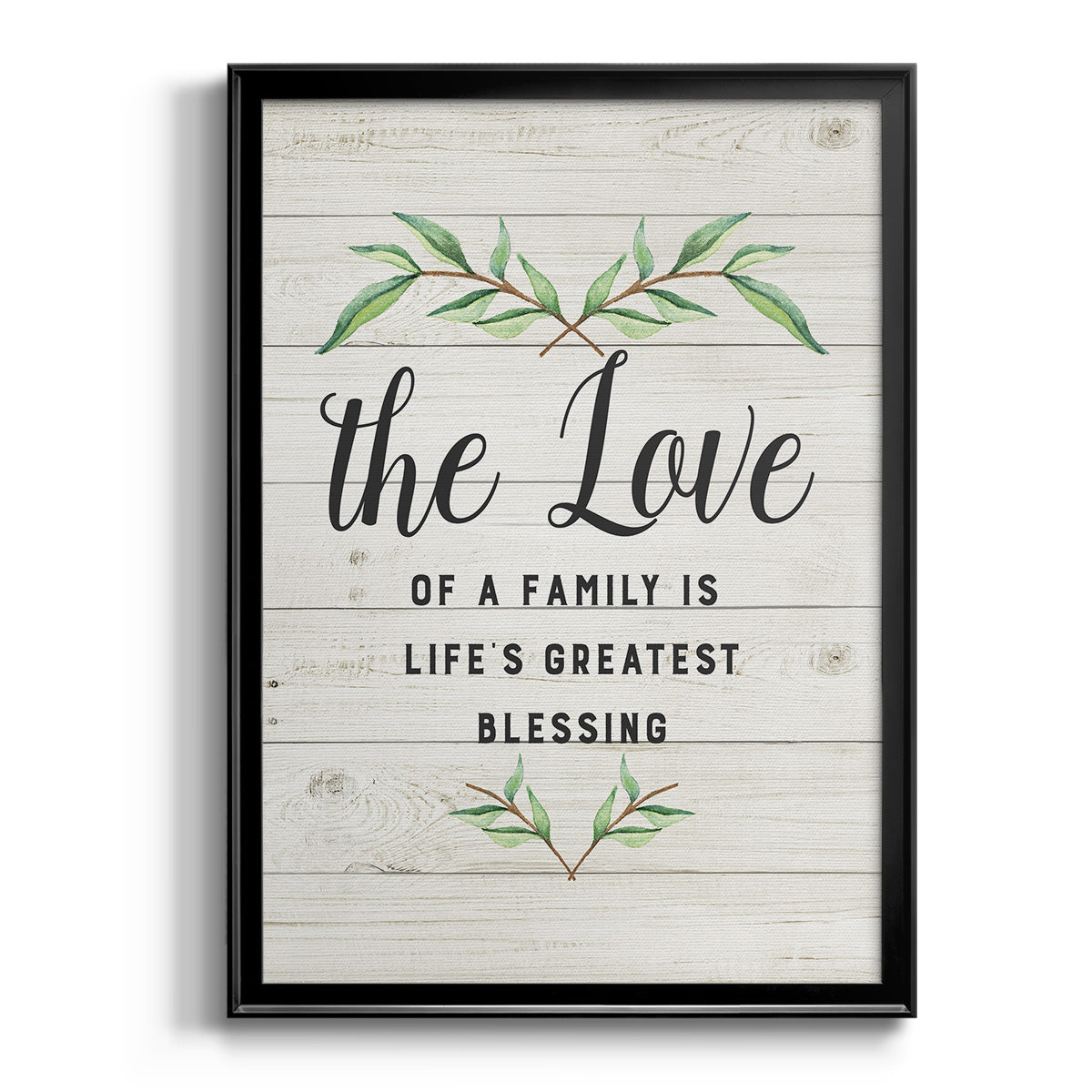 Love of a Family - Modern Framed Canvas Print