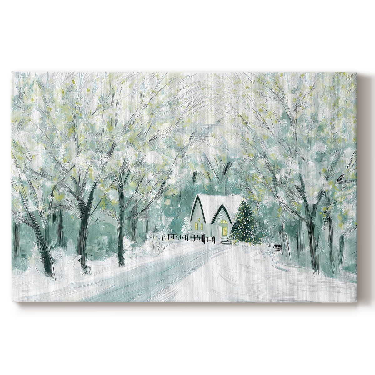 Eve of Snowwhite Midwinter - Canvas Art Print