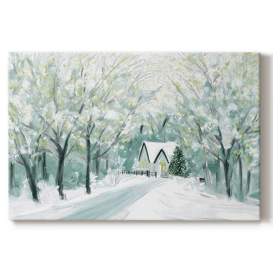 Eve of Snowwhite Midwinter - Canvas Art Print